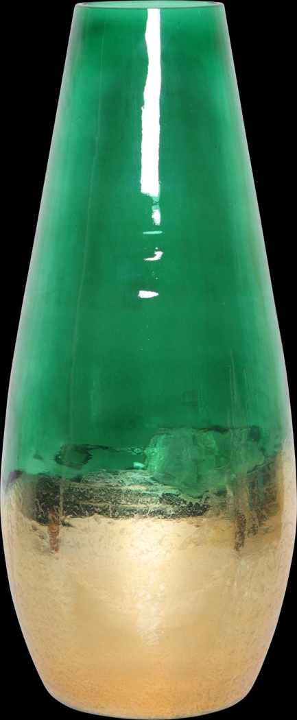 Hublard Green 11 in. Vase - Thumbnail - Image 1