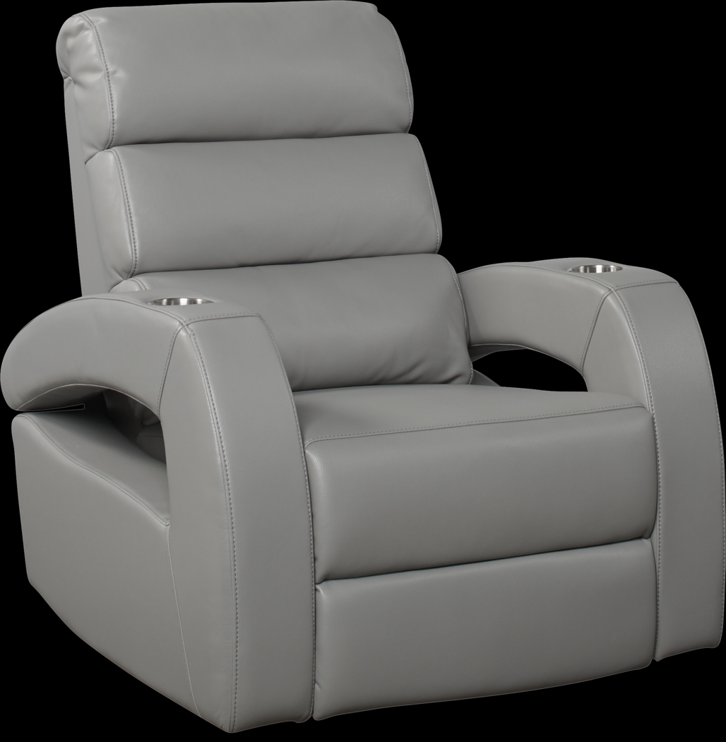 Hudson Heights Dove Power Recliner - Thumbnail - Image 2