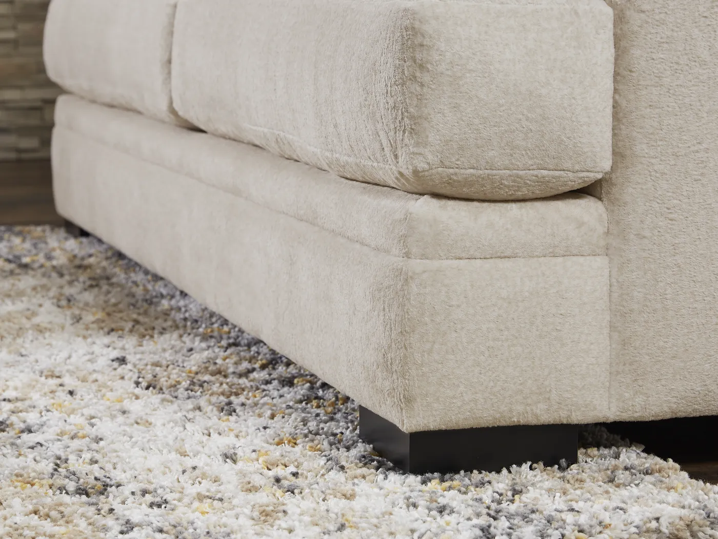 Hudson Street Beige Loveseat - Thumbnail - Image 4