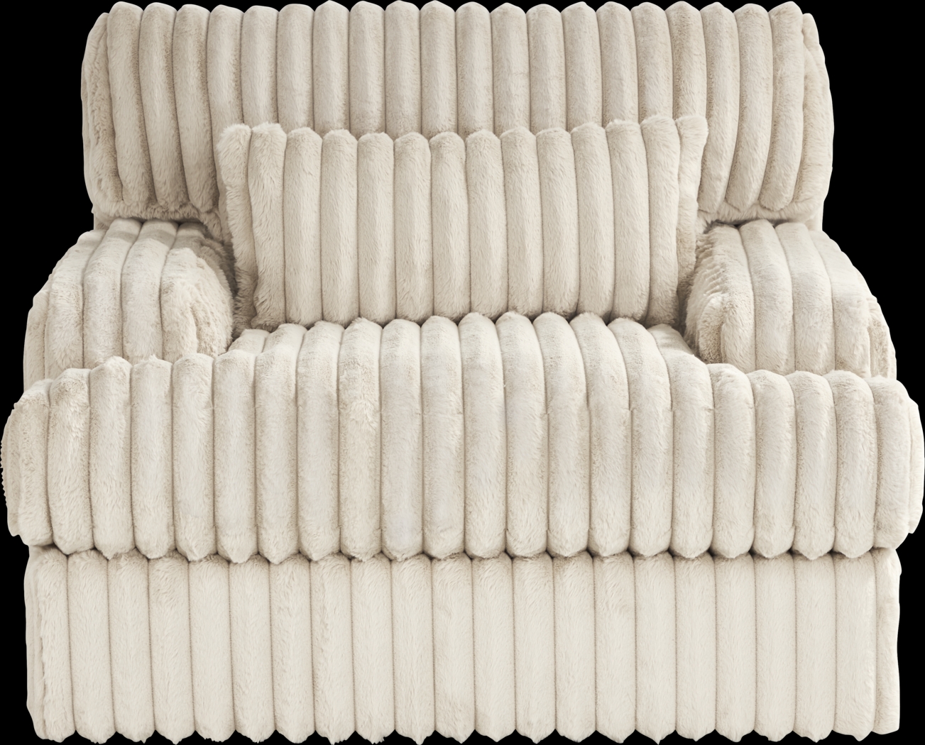 Hudson Street Beige Swivel Chair - Thumbnail - Image 2