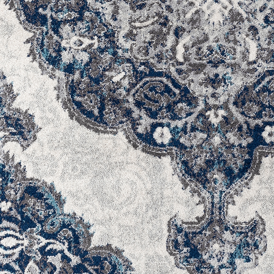 Hudtane Navy 5' x 7'6 Rug - Thumbnail - Image 5