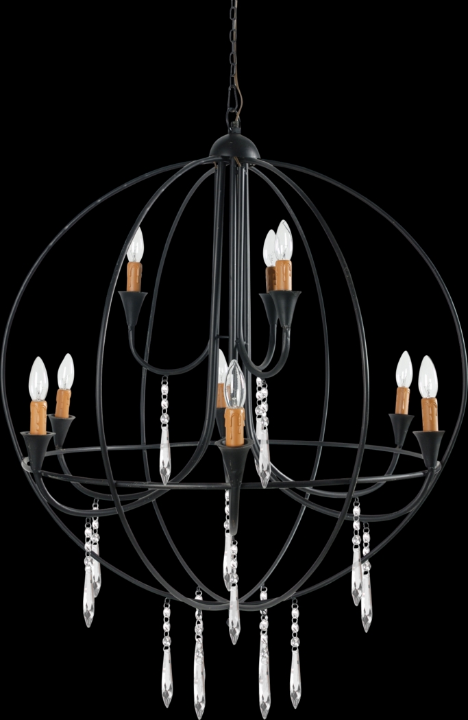 Huega Court Black Chandelier - Thumbnail - Image 1