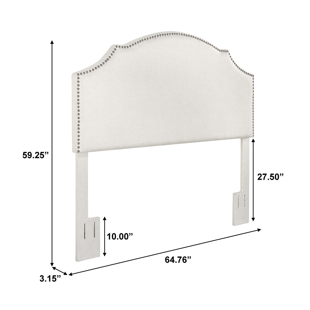 Huffaker White Full/Queen Headboard - Thumbnail - Image 8