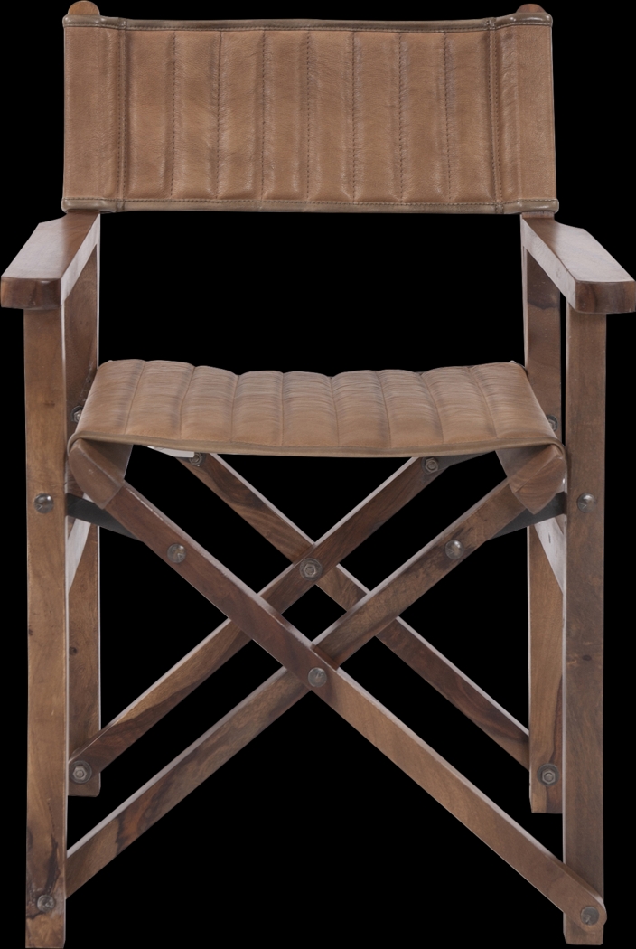 Huguenot Brown Accent Chair - Thumbnail - Image 2