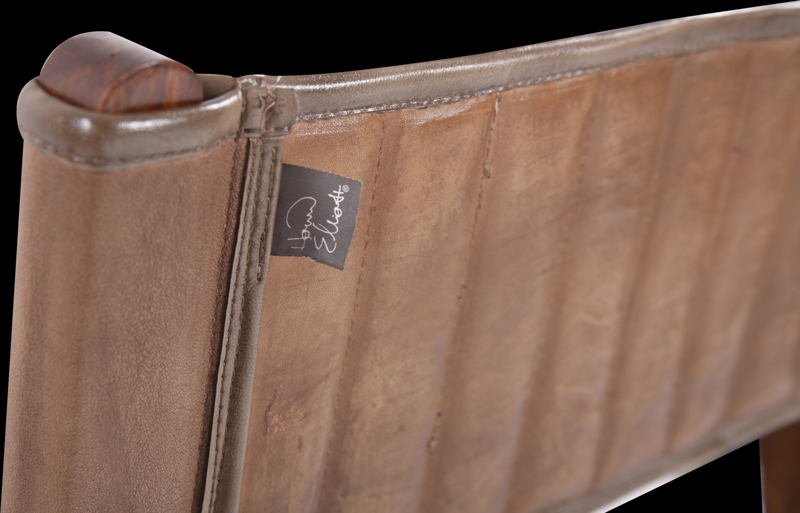 Huguenot Brown Accent Chair - Thumbnail - Image 5