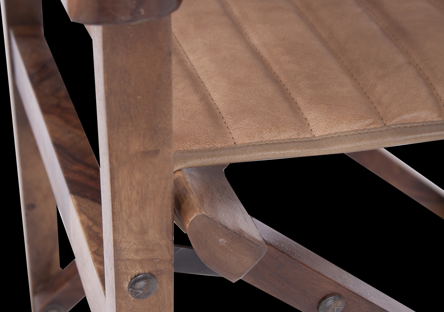 Huguenot Brown Accent Chair - Thumbnail - Image 6