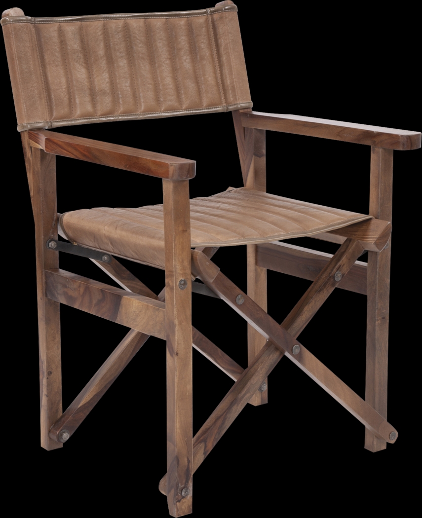 Huguenot Brown Accent Chair - Thumbnail - Image 1