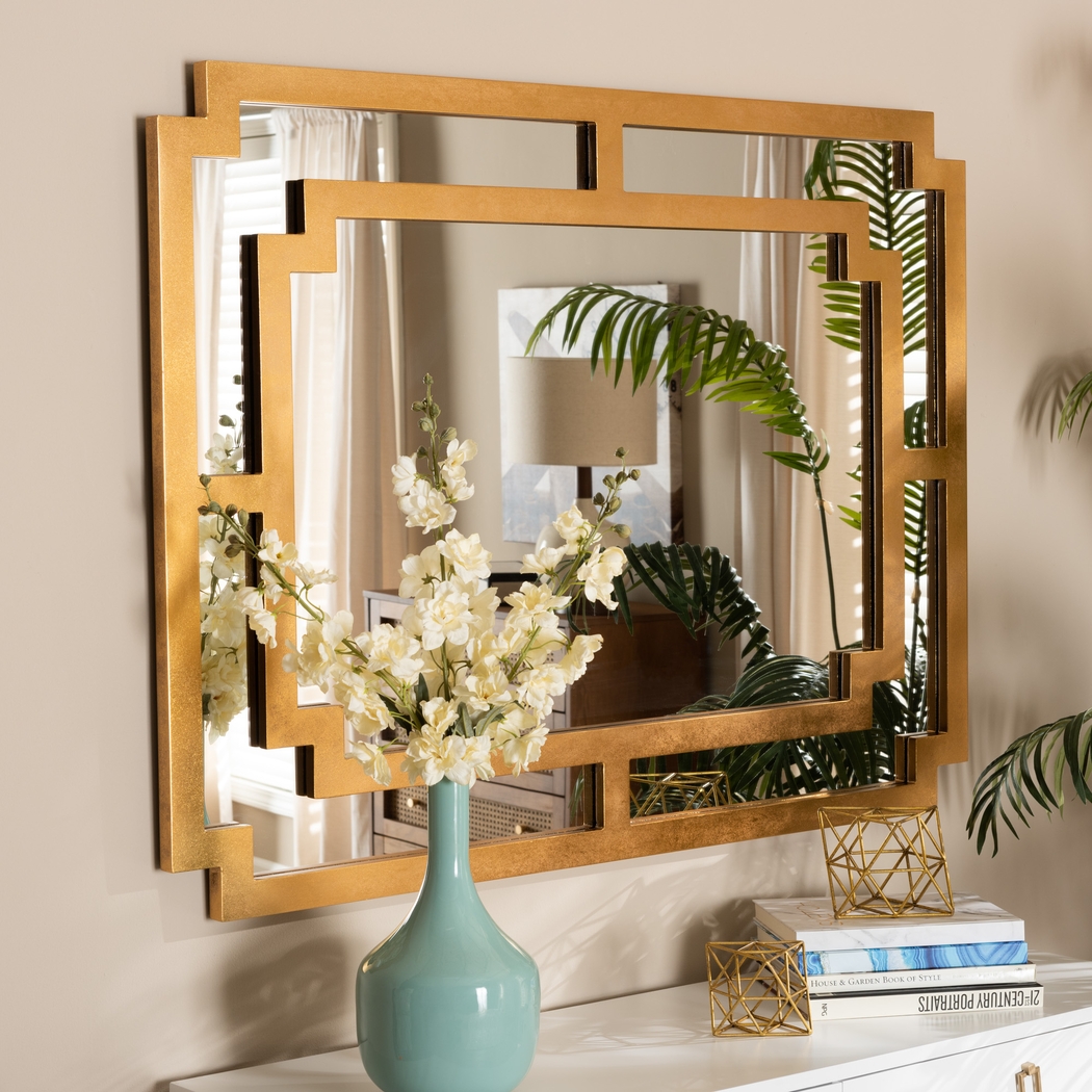 Huguet Gold Wall Mirror - Thumbnail - Image 2
