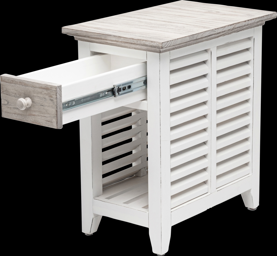 Huibei Gray Chairside Table - Thumbnail - Image 11