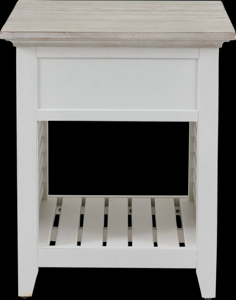 Huibei Gray End Table - Thumbnail - Image 4