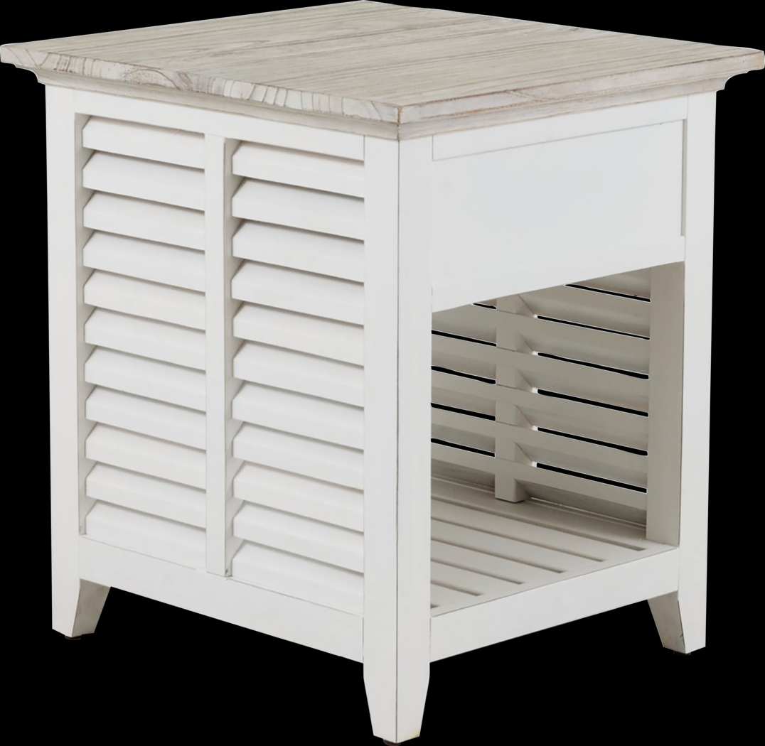 Huibei Gray End Table - Thumbnail - Image 5