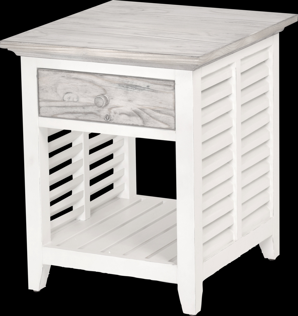 Huibei Gray End Table - Thumbnail - Image 1