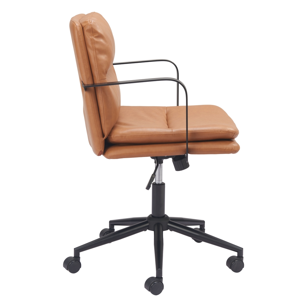 Huitli Brown Office Chair - Thumbnail - Image 4