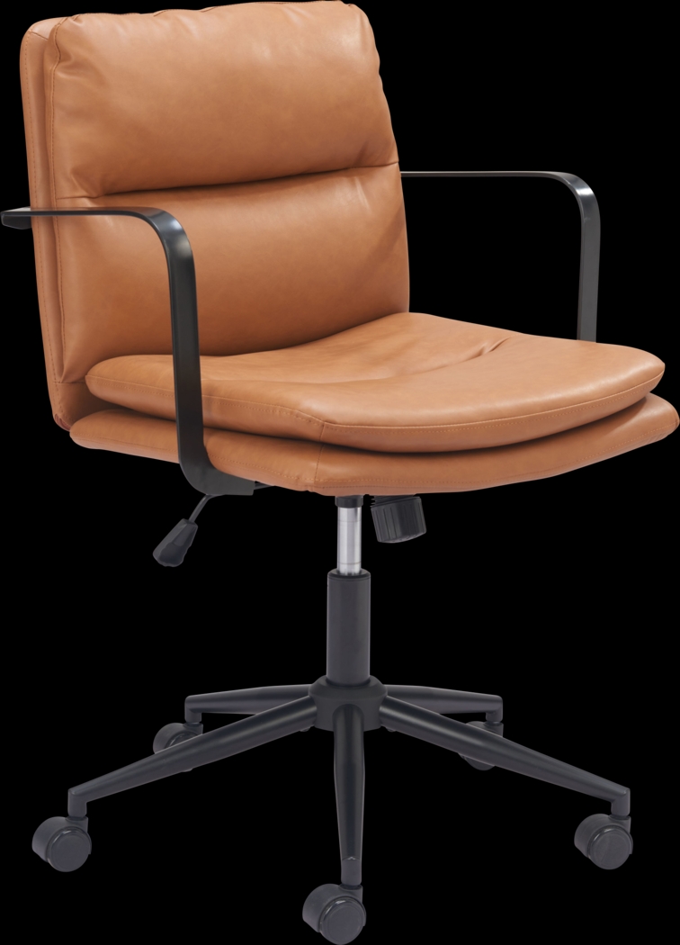 Huitli Brown Office Chair - Thumbnail - Image 1
