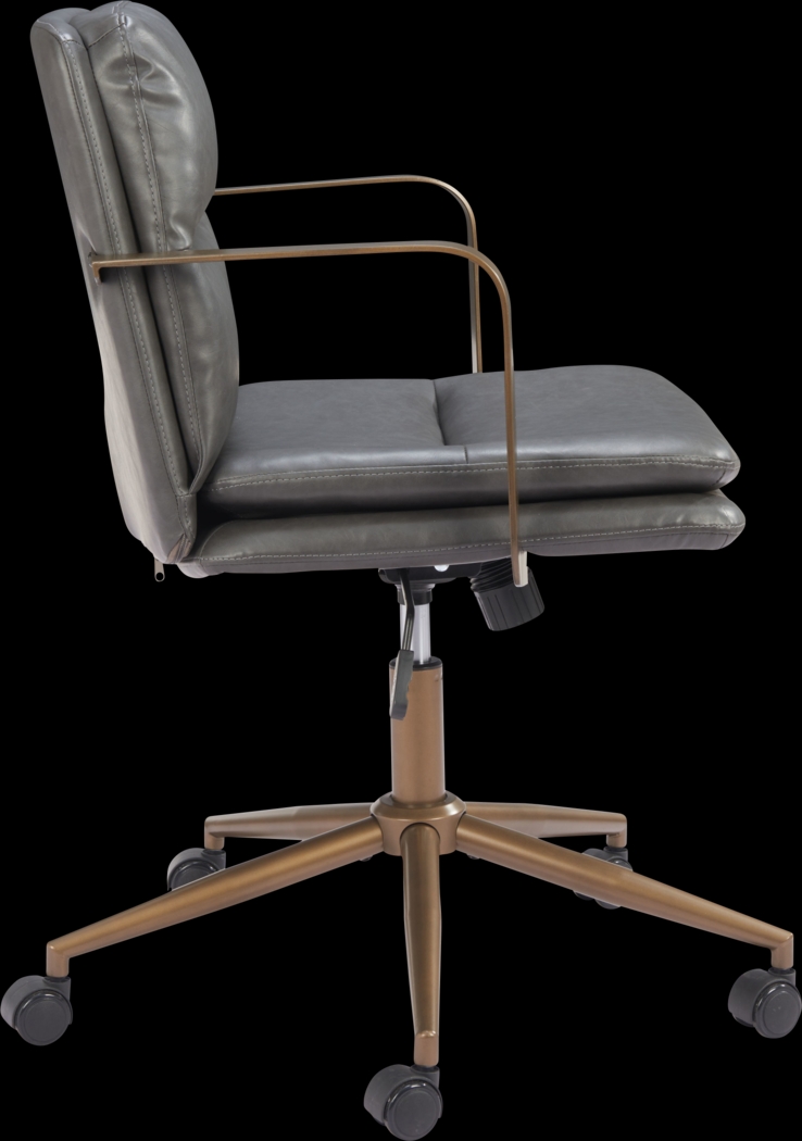 Huitli Gray Office Chair - Thumbnail - Image 4