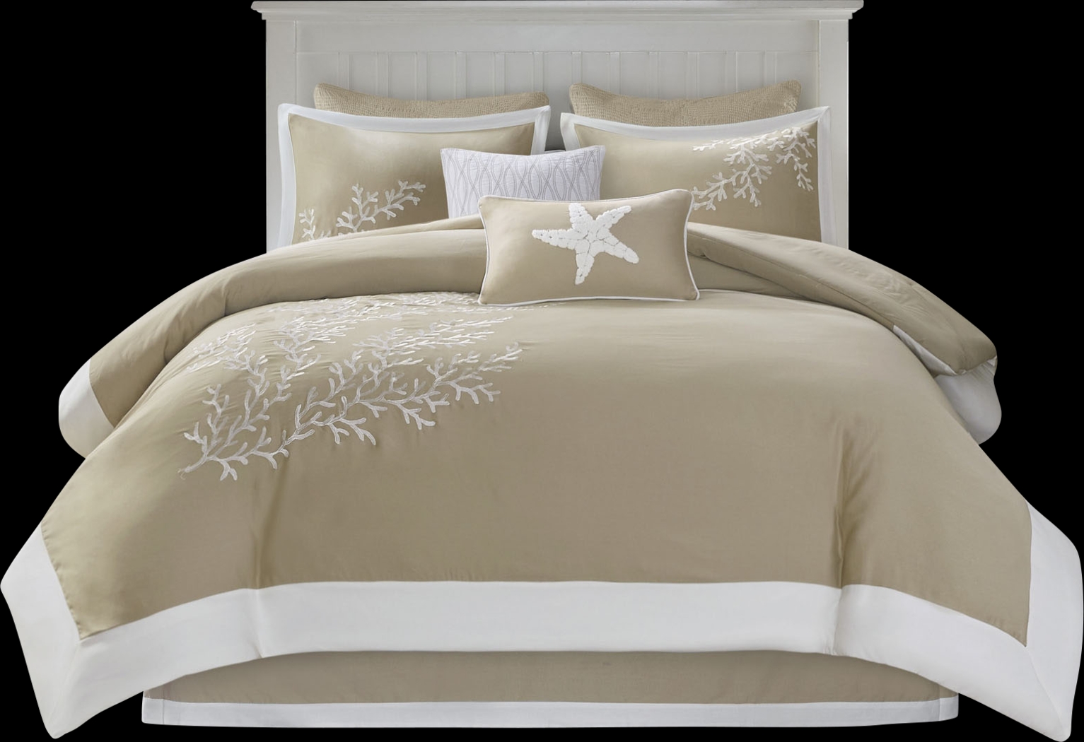 Huizache Brown 6 Pc King Comforter Set - Thumbnail - Image 6