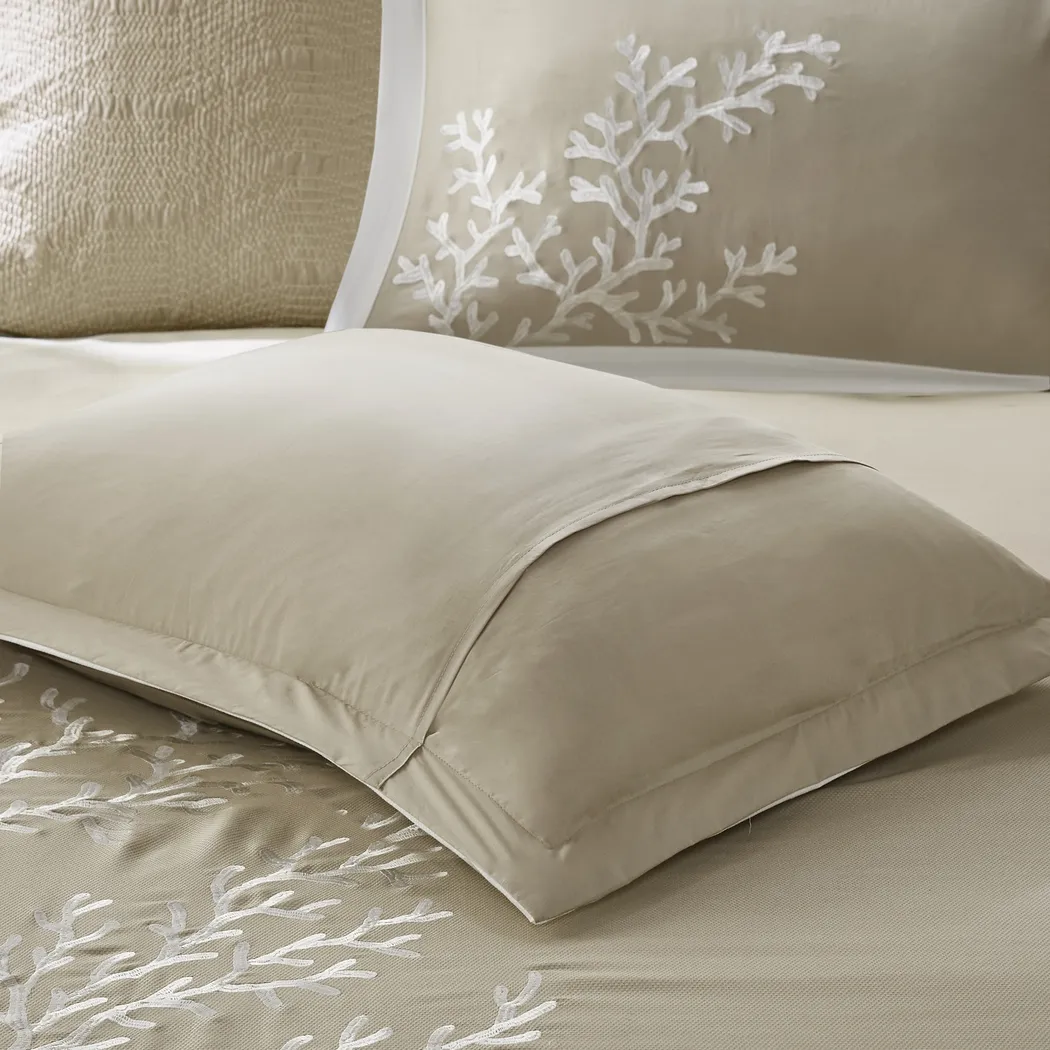 Huizache Brown 6 Pc Queen Comforter Set - Thumbnail - Image 5