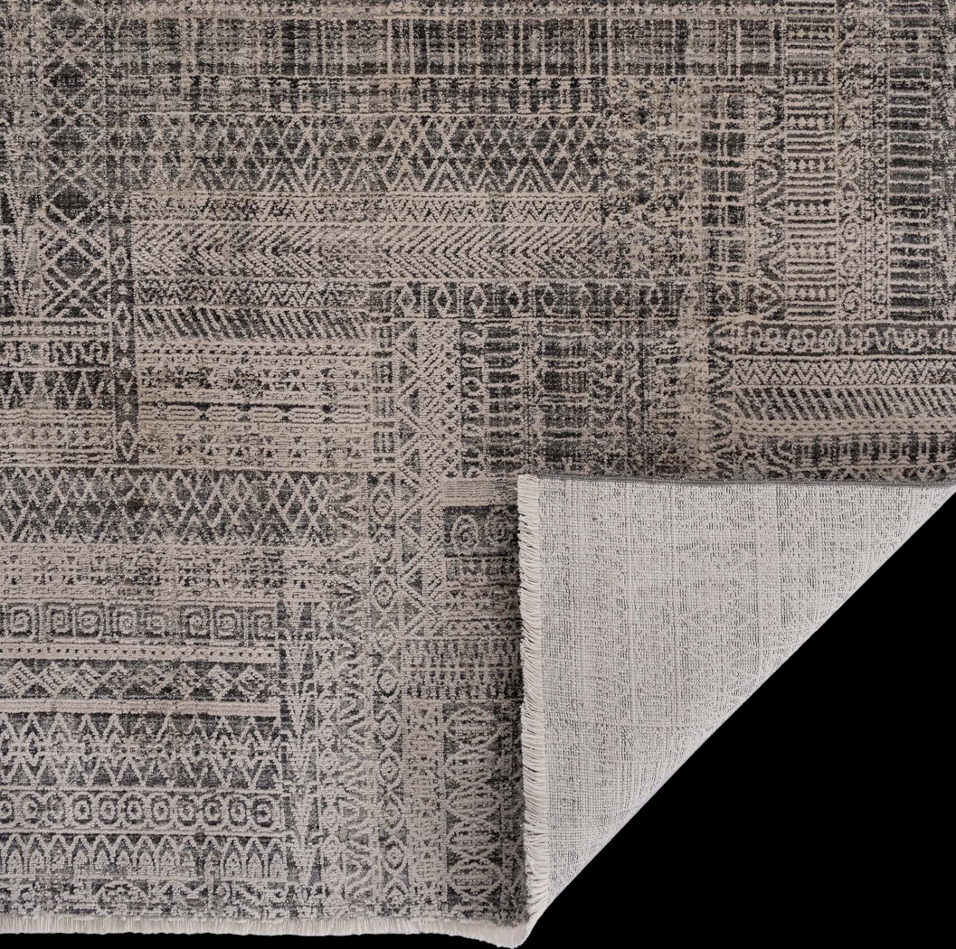 Hulgeo Gray 2'7 x 10' Rug - Thumbnail - Image 4