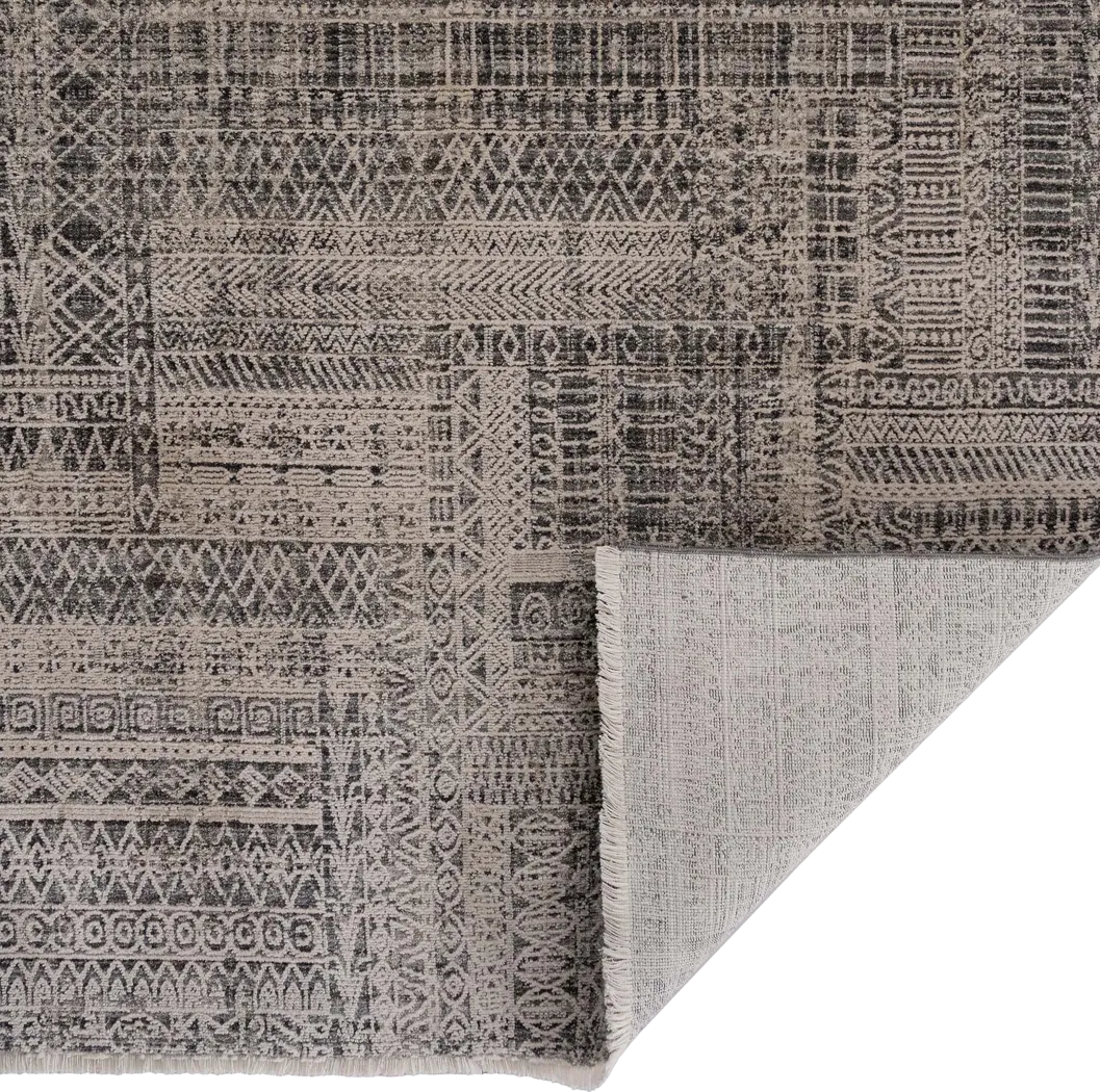 Hulgeo Gray 7'10 x 10' Rug - Thumbnail - Image 4