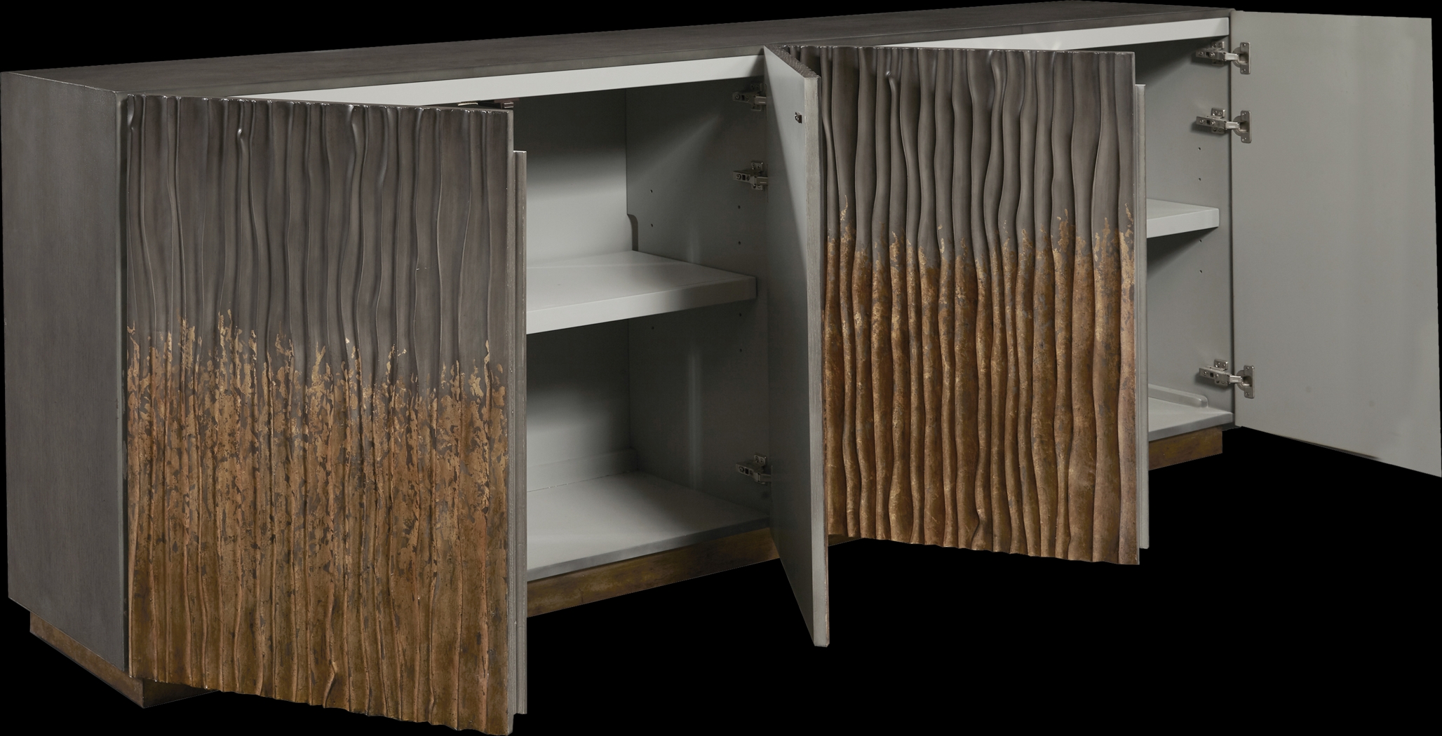 Hullen Gray Credenza - Thumbnail - Image 4