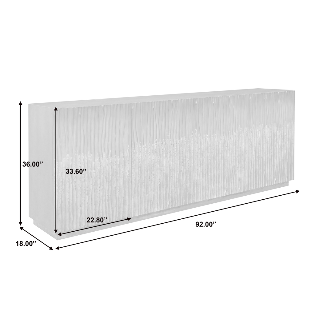 Hullen Gray Credenza - Thumbnail - Image 7