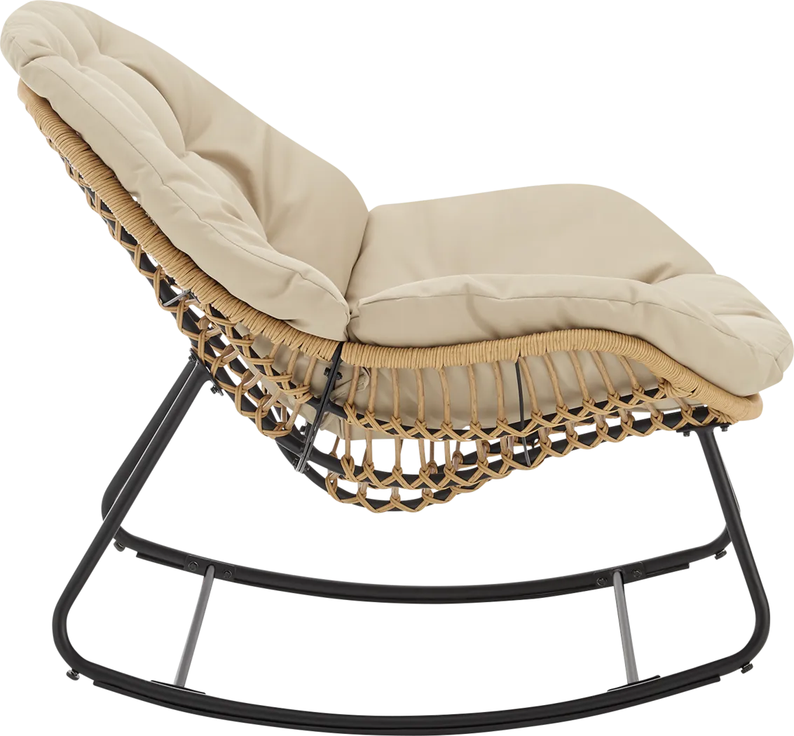 Hulnick Cream 3 Pc Rocking Chair Set - Thumbnail - Image 11