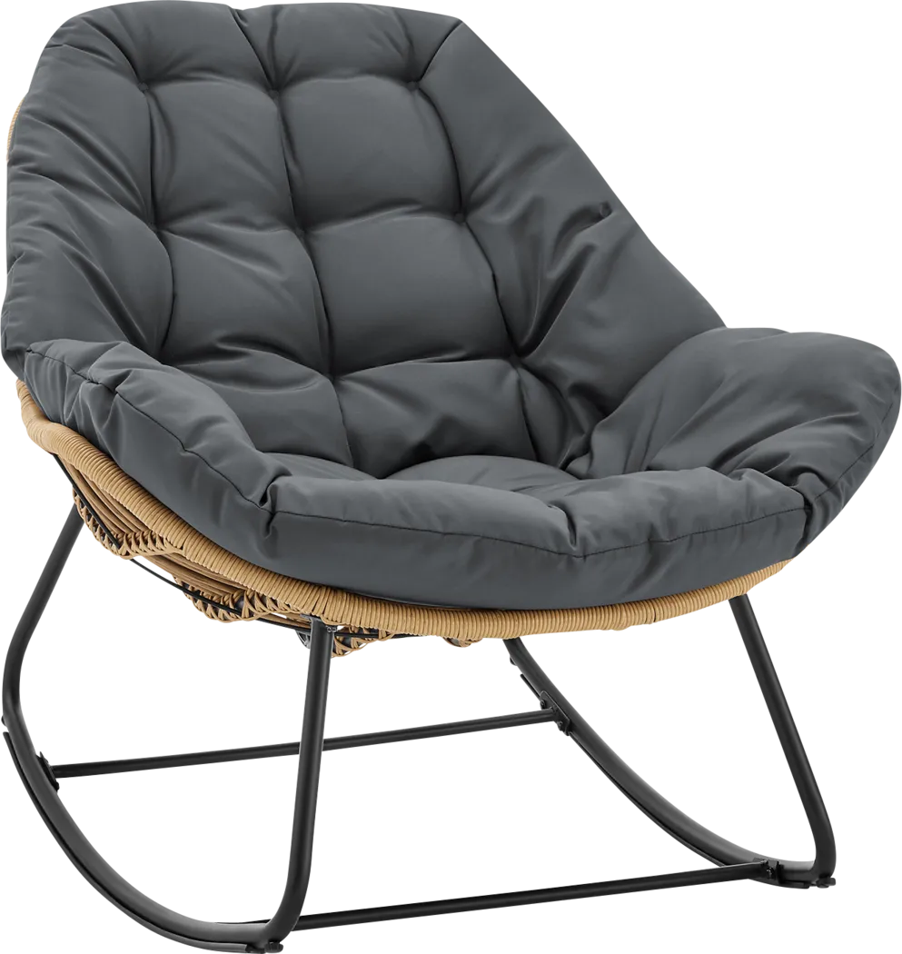 Hulnick Gray 3 Pc Rocking Chair Set - Thumbnail - Image 7