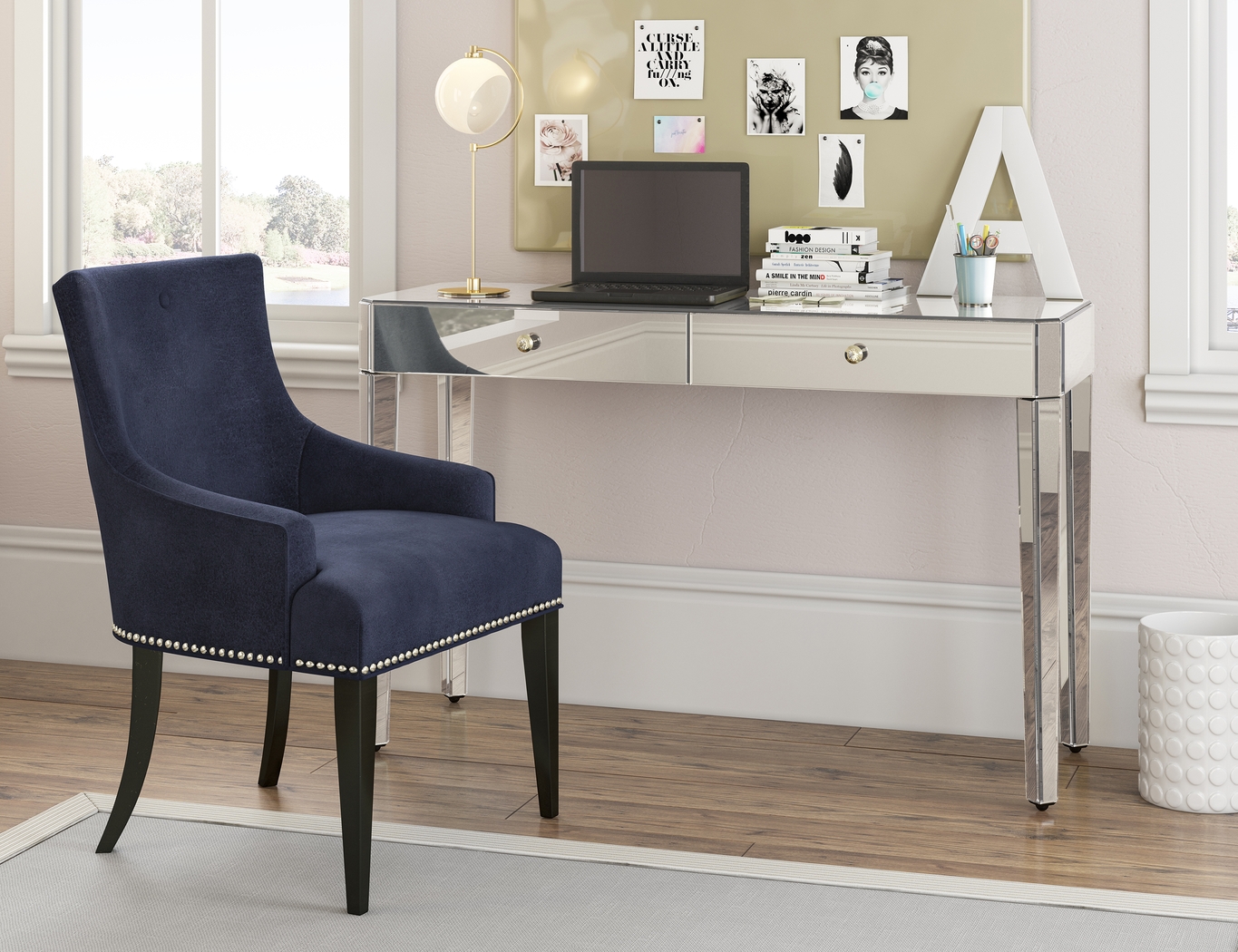 Hunsinger White Desk - Thumbnail - Image 7