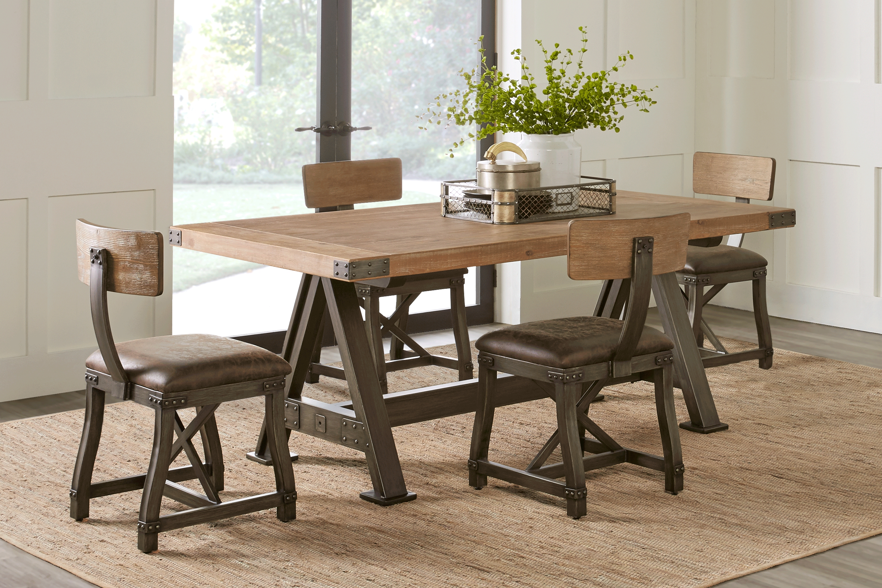 Hunter Mill Brown Dining Table - Thumbnail - Image 2