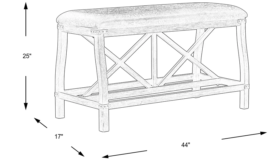 Dimension Image. Please refer to the Dimension Tab on this page for dimension details.