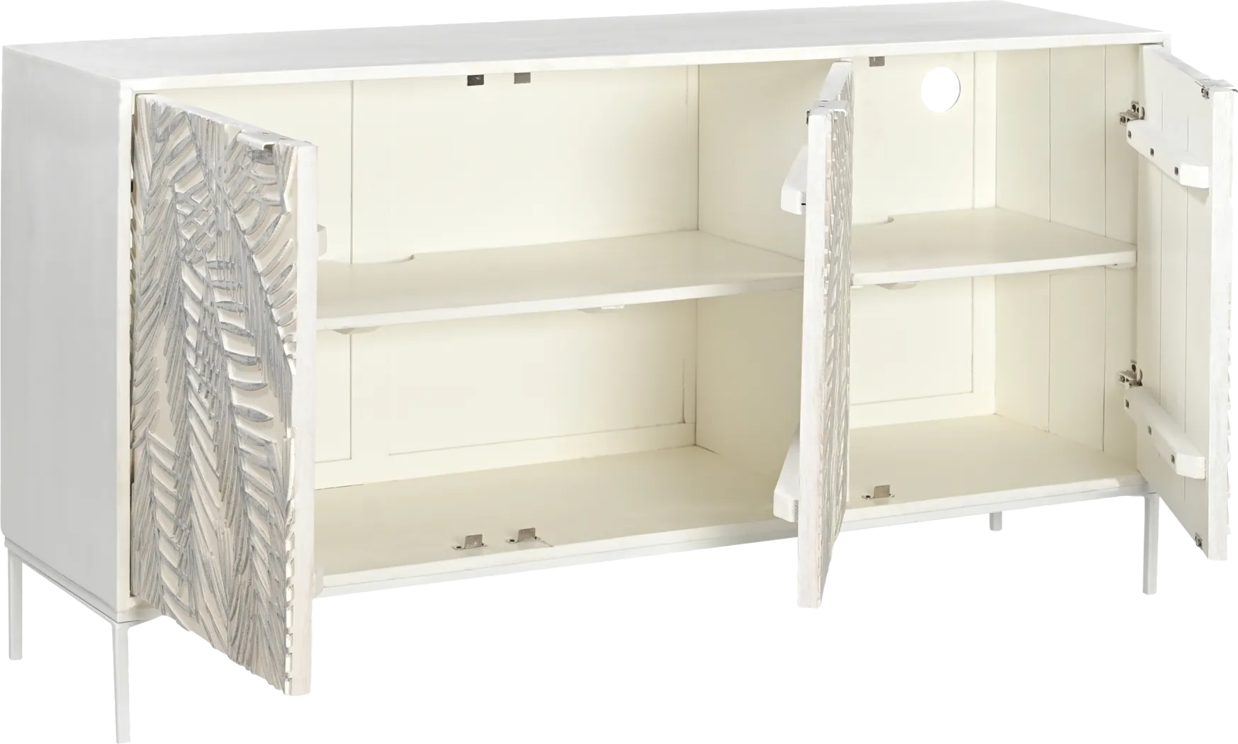 Huntingdon White Credenza - Thumbnail - Image 3