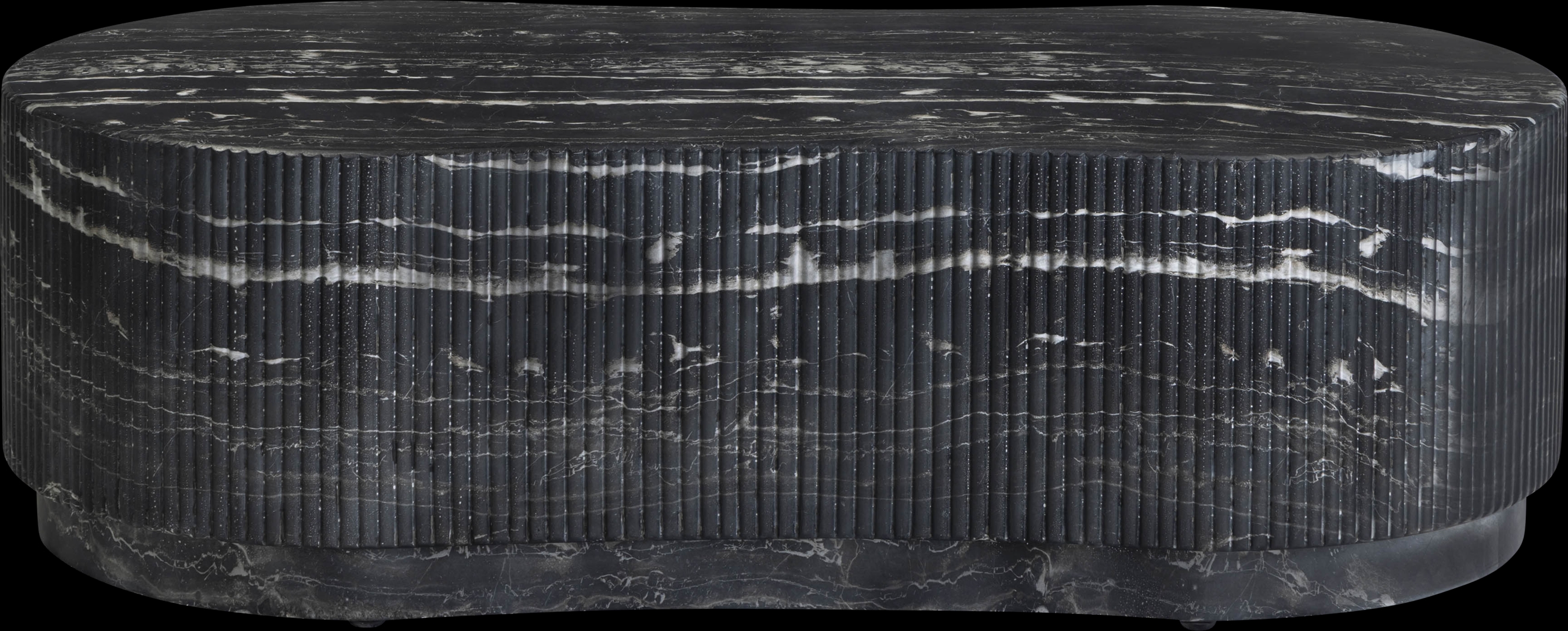 Huntingly Outdoor Black Cocktail Table - Thumbnail - Image 3