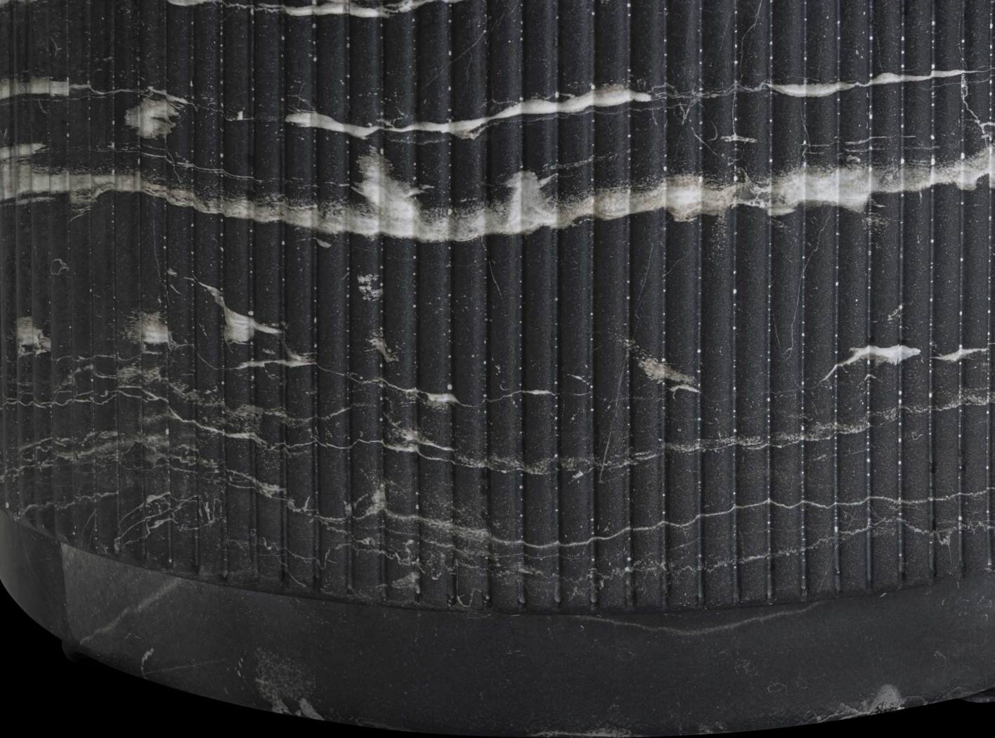 Huntingly Outdoor Black Cocktail Table - Thumbnail - Image 7