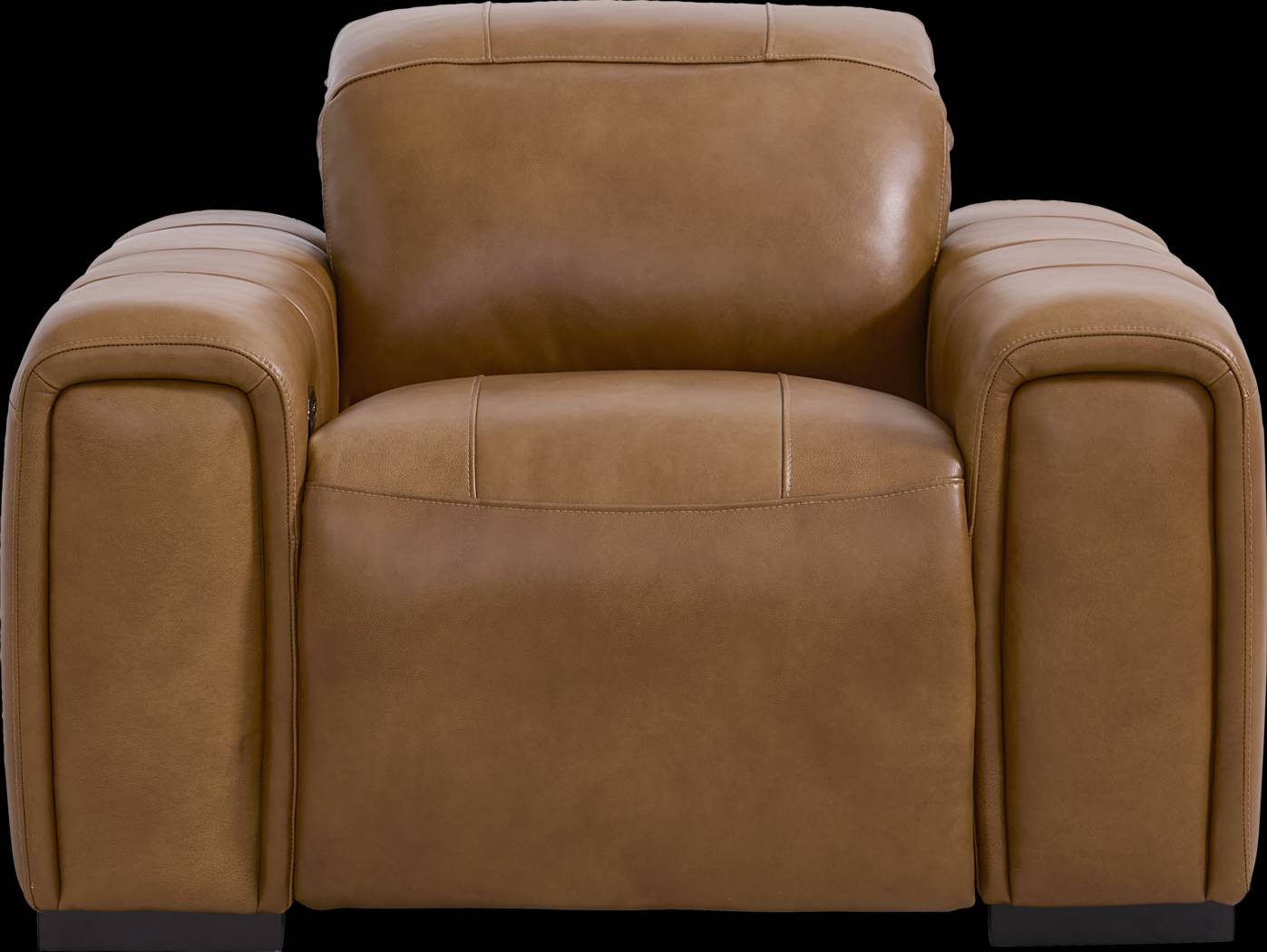 Huntington Saddle Leather Dual Power Recliner - Thumbnail - Image 2