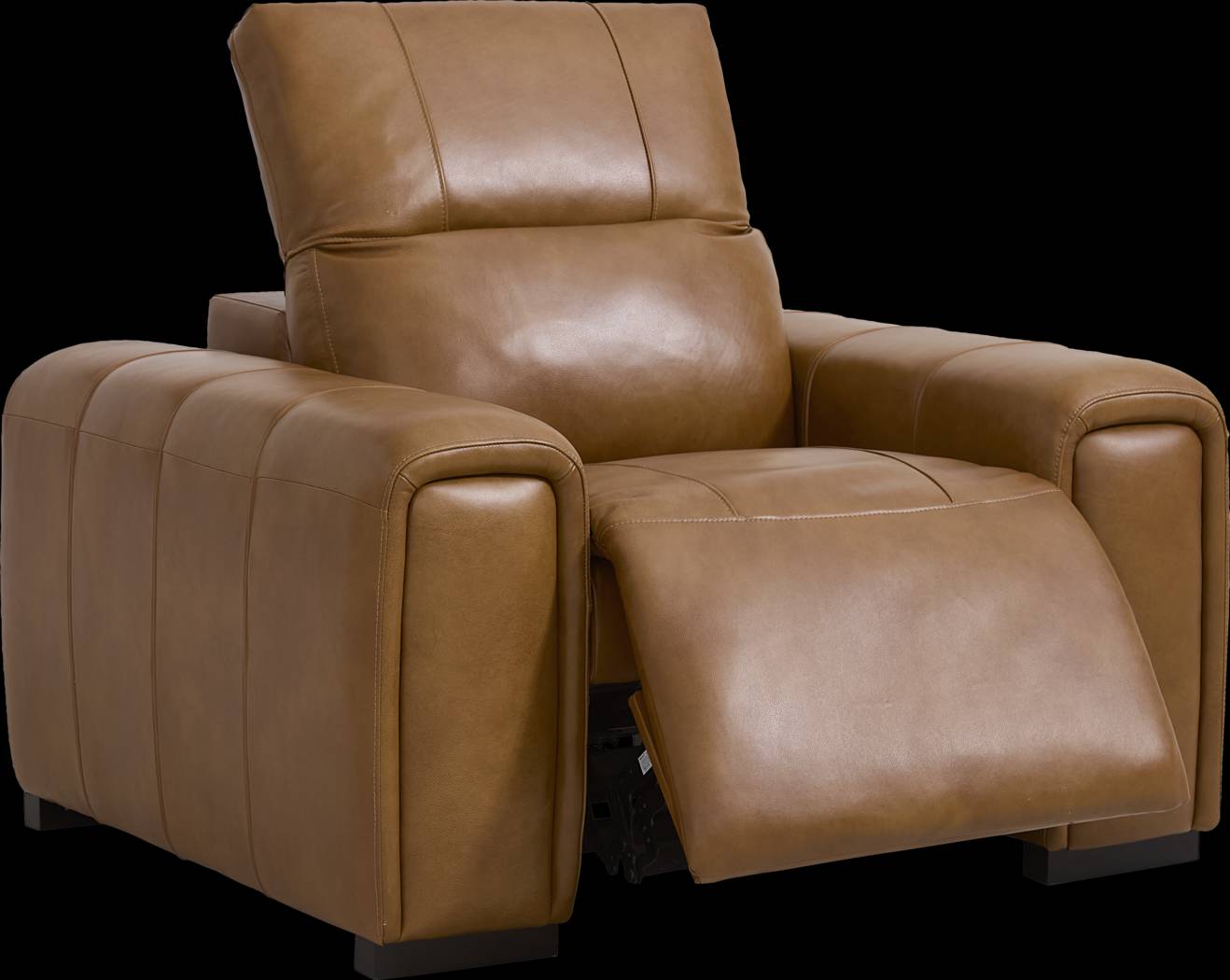 Huntington Saddle Leather Dual Power Recliner - Thumbnail - Image 1