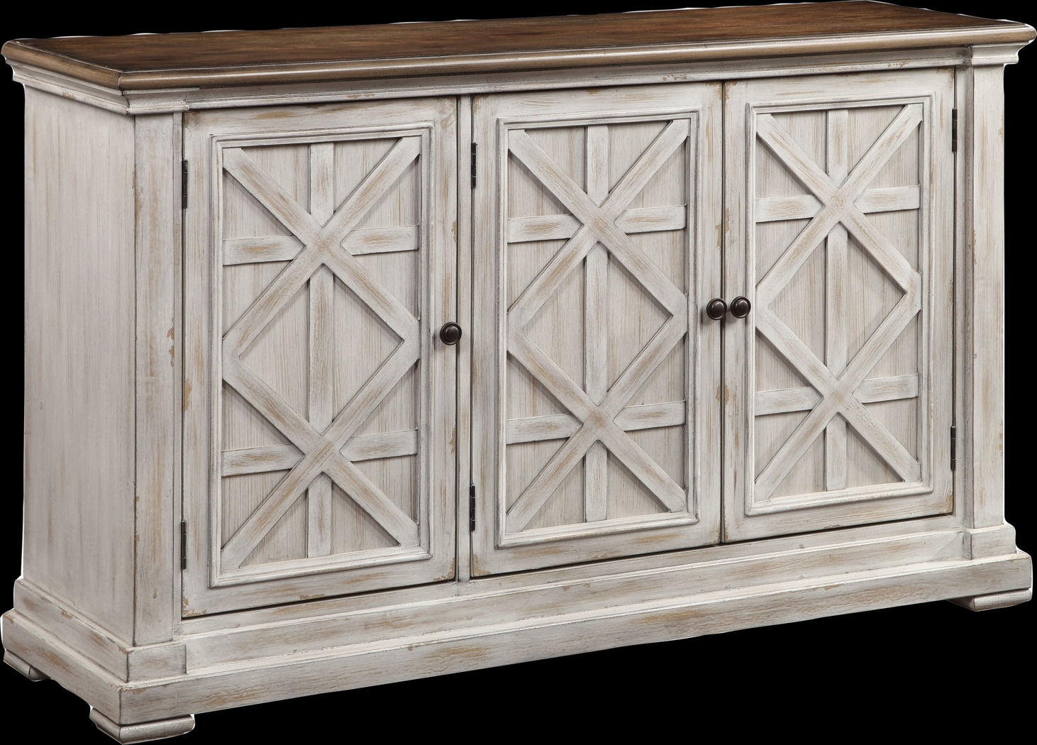 Huntwell White Credenza - Thumbnail - Image 1