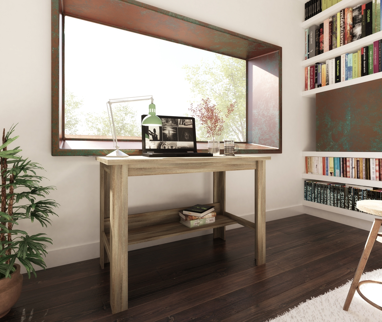 Hurndon Natural Desk - Thumbnail - Image 7