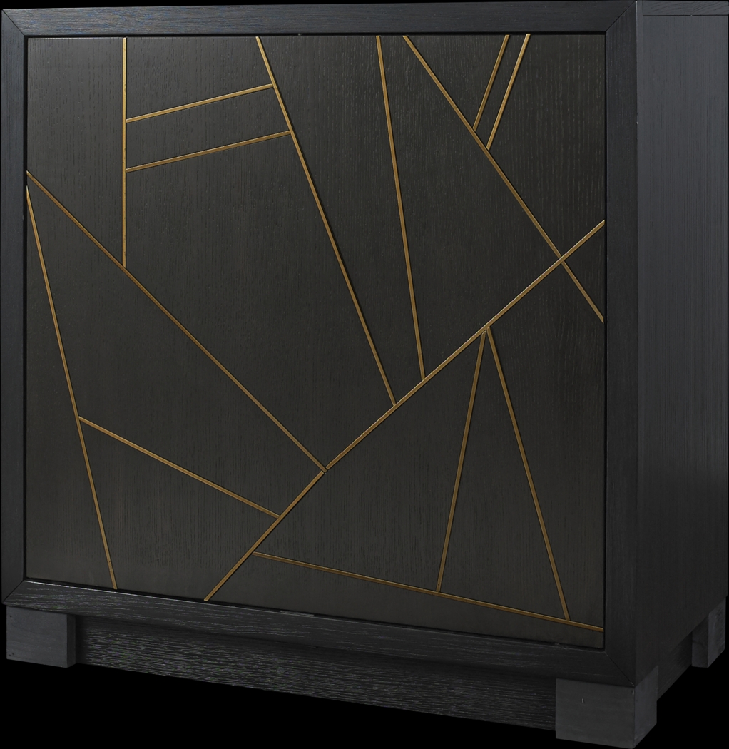 Hursey Black Accent Cabinet - Thumbnail - Image 4