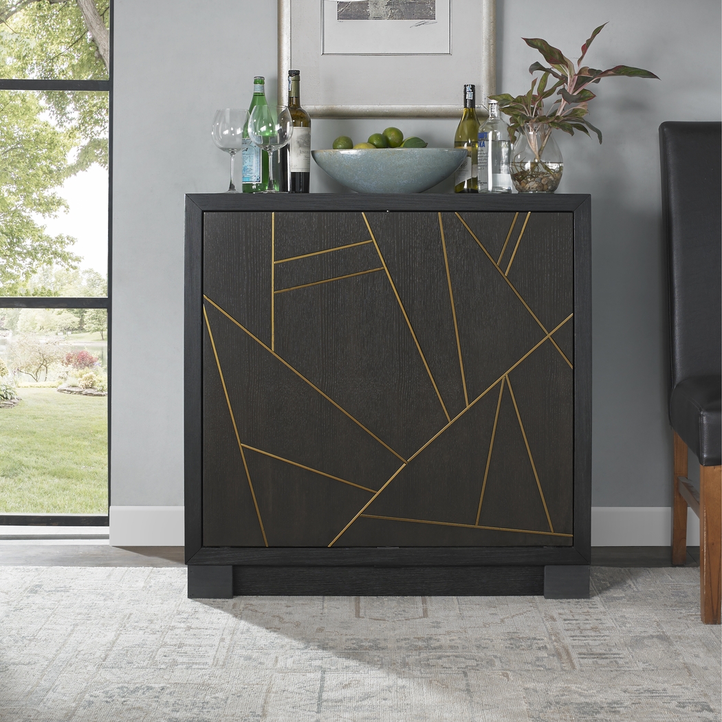 Hursey Black Accent Cabinet - Thumbnail - Image 8