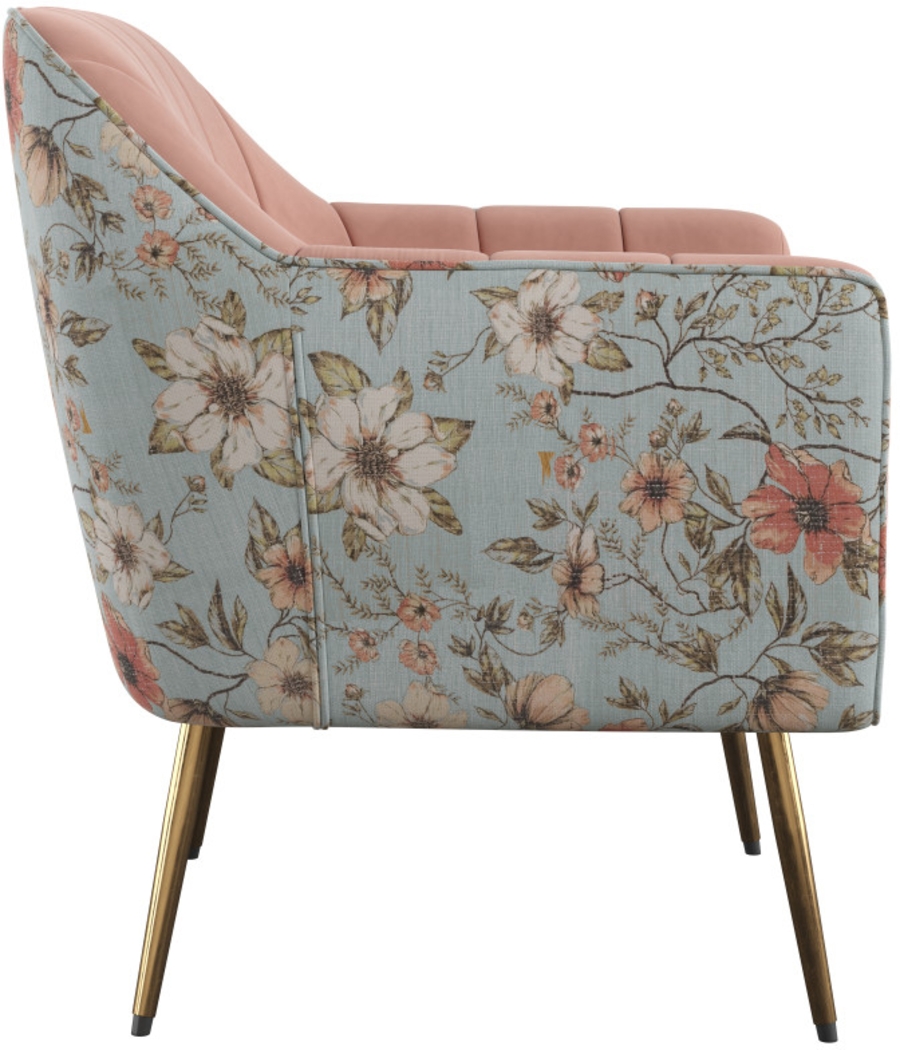 Hurstbourne Pink Accent Chair - Thumbnail - Image 2