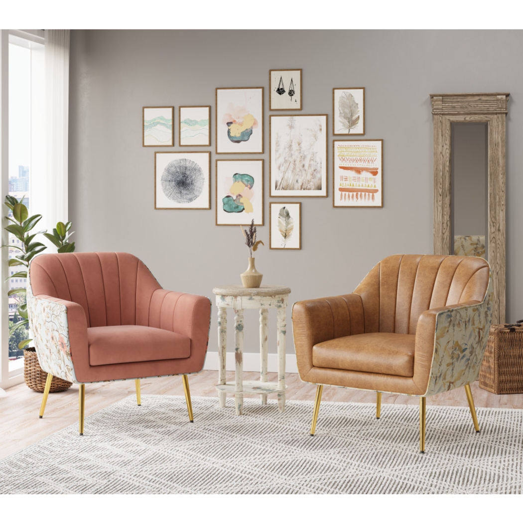 Hurstbourne Pink Accent Chair - Thumbnail - Image 6