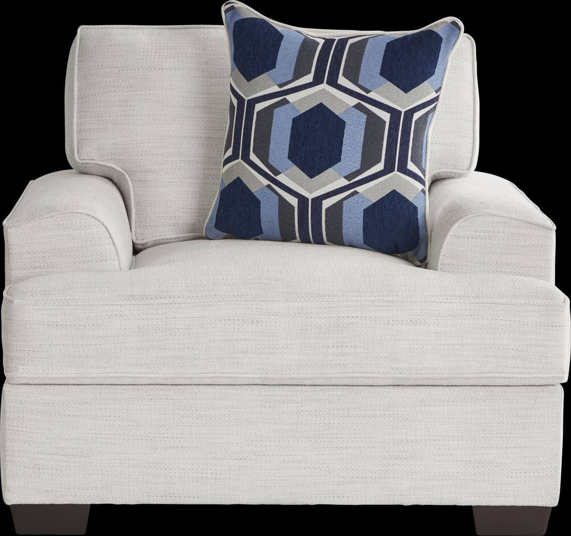 Hutchinson Cream Chair - Thumbnail - Image 2