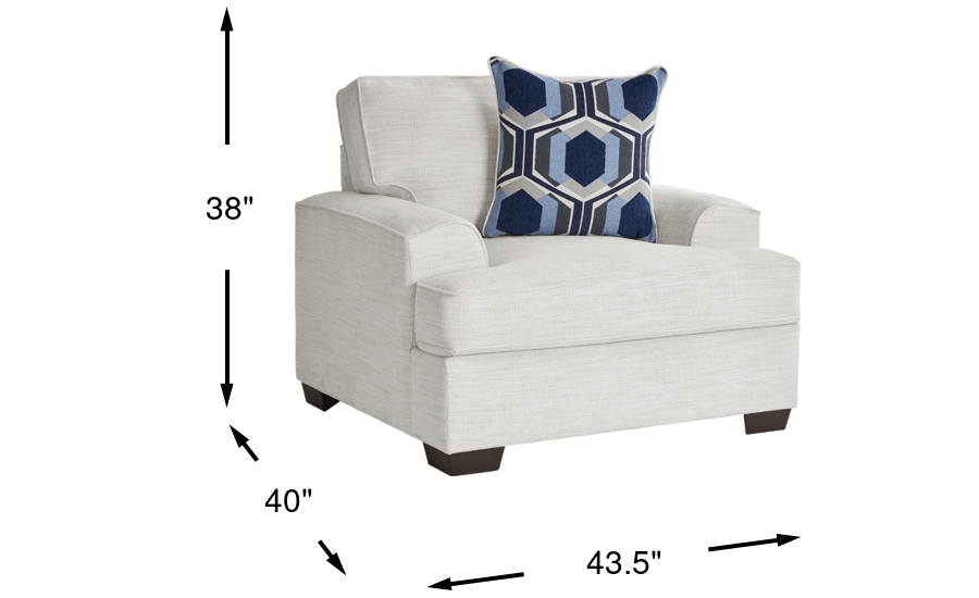 Dimension Image. Please refer to the Dimension Tab on this page for dimension details.