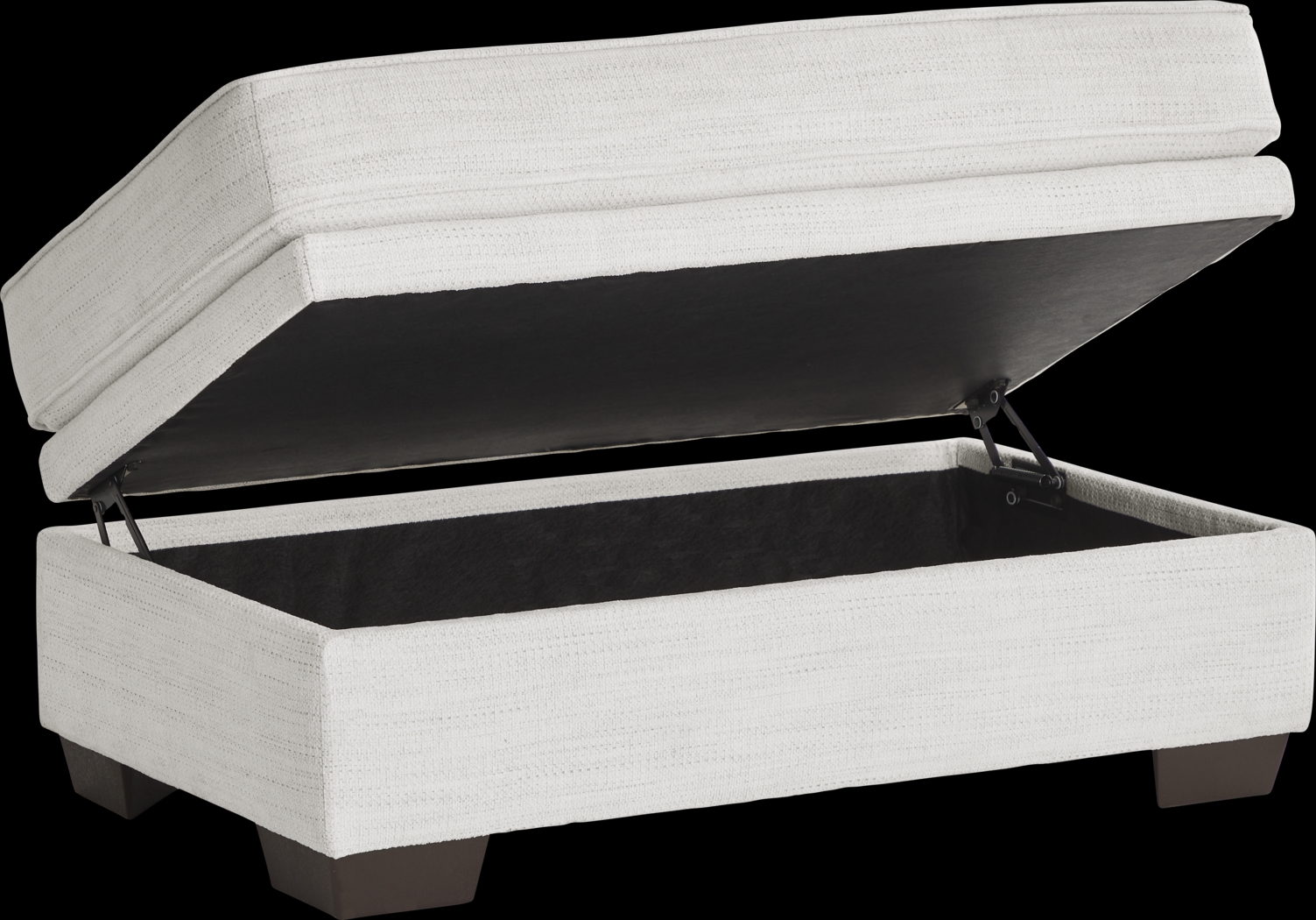 Hutchinson Cream Storage Ottoman - Thumbnail - Image 3