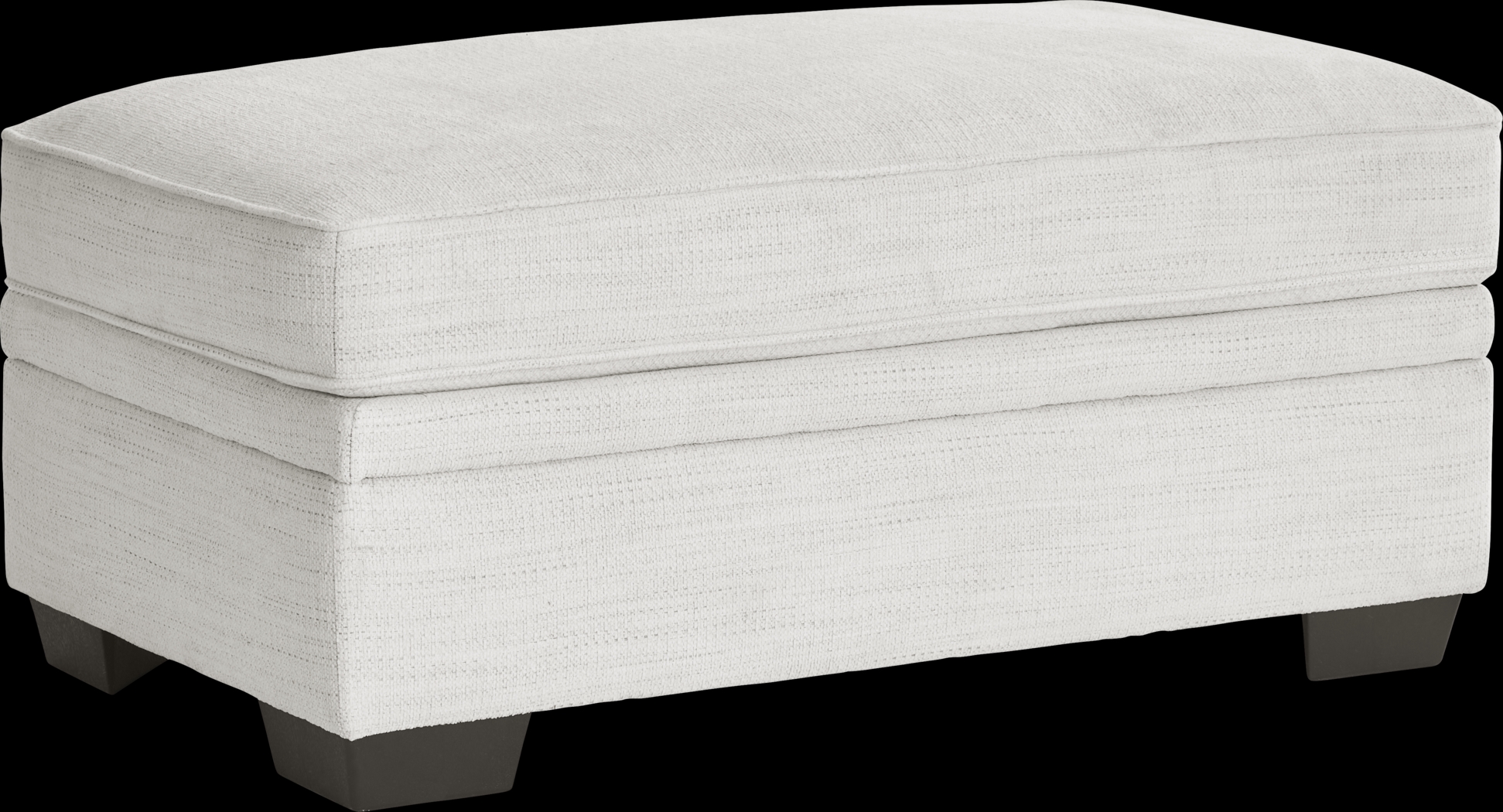 Hutchinson Cream Storage Ottoman - Thumbnail - Image 1