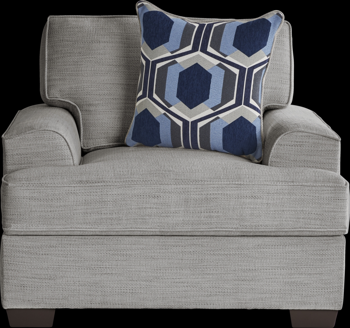 Hutchinson Gray 3 Pc Living Room - Thumbnail - Image 6