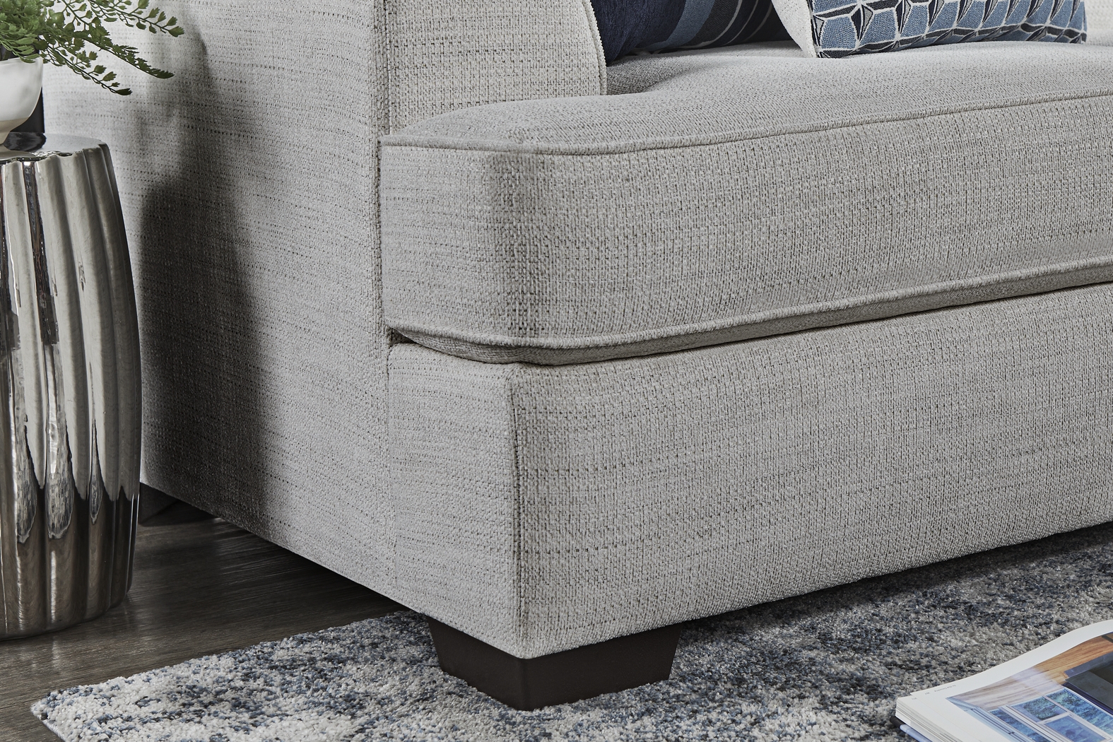 Hutchinson Gray Sofa - Thumbnail - Image 4