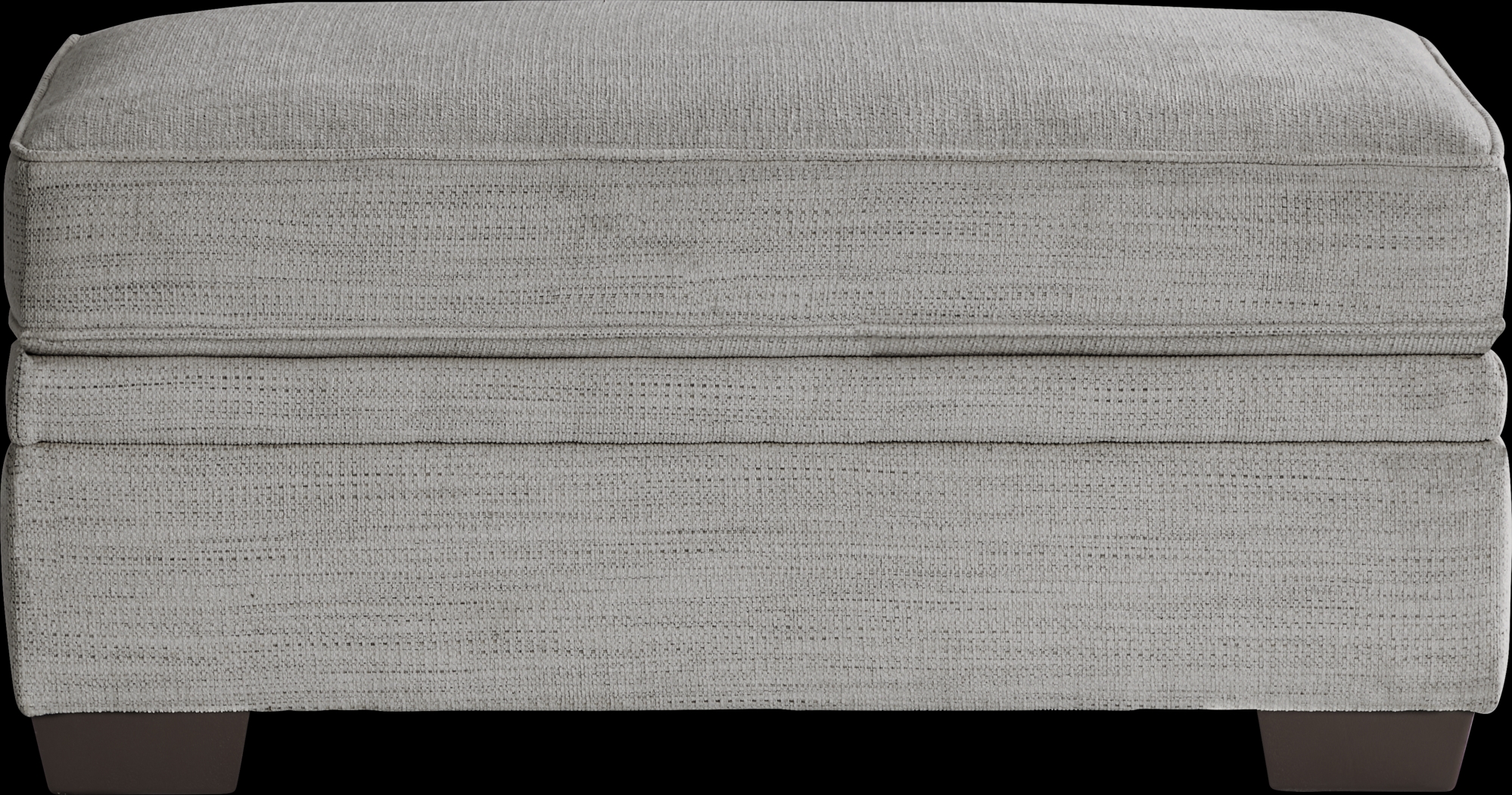 Hutchinson Gray Storage Ottoman - Thumbnail - Image 2