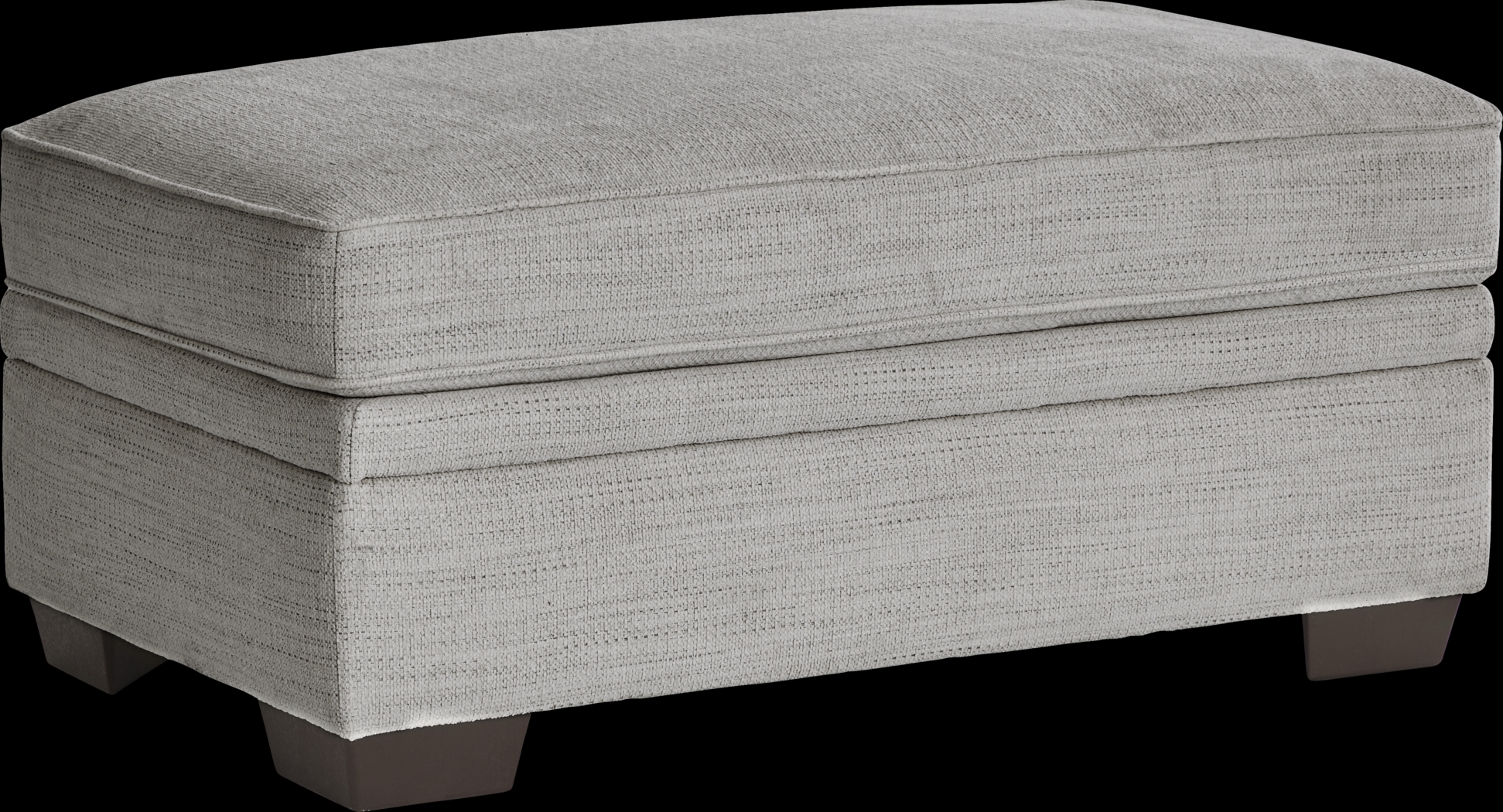 Hutchinson Gray Storage Ottoman - Thumbnail - Image 1