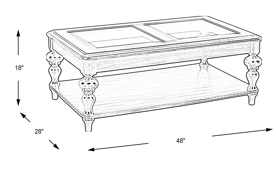 Dimension Image. Please refer to the Dimension Tab on this page for dimension details.